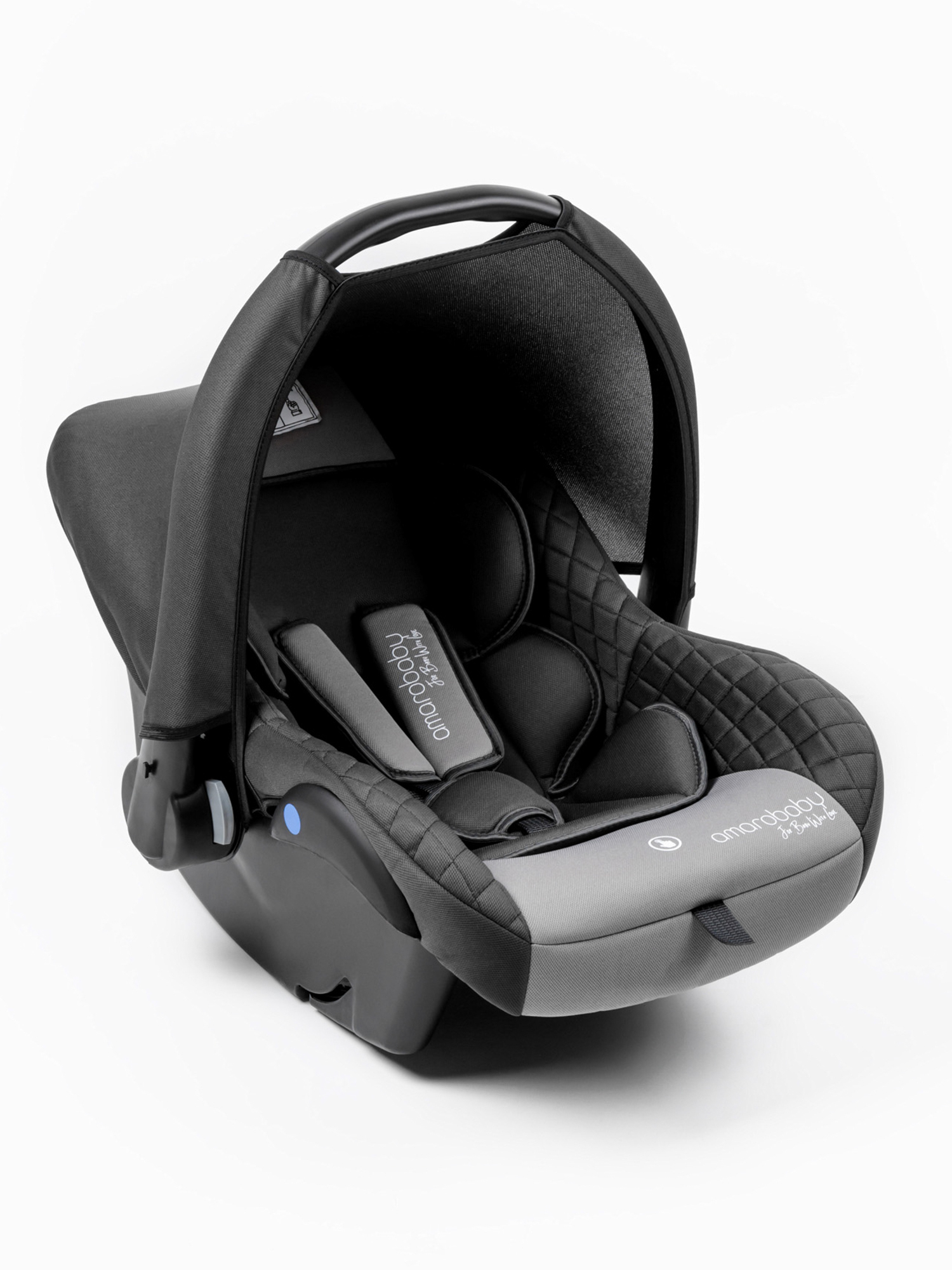 Автокресло детское AMAROBABY Baby comfort Серый
