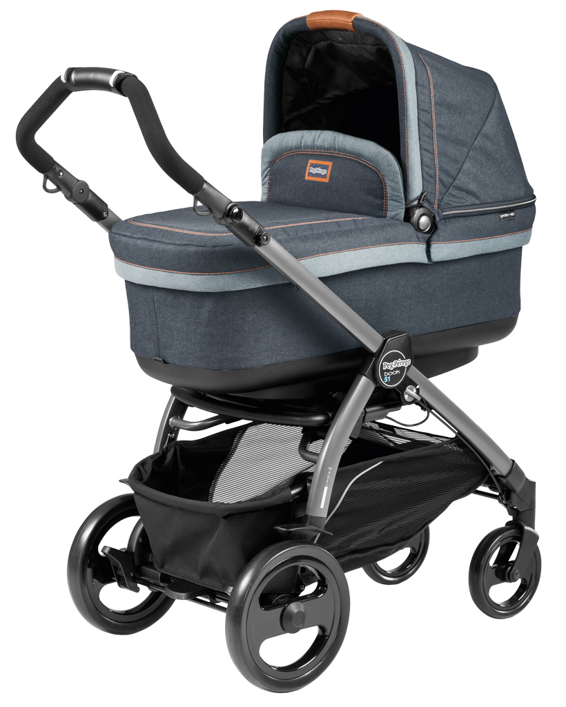 Коляска для новорожденных Peg Perego Book 51 Pop Up Blue Denim