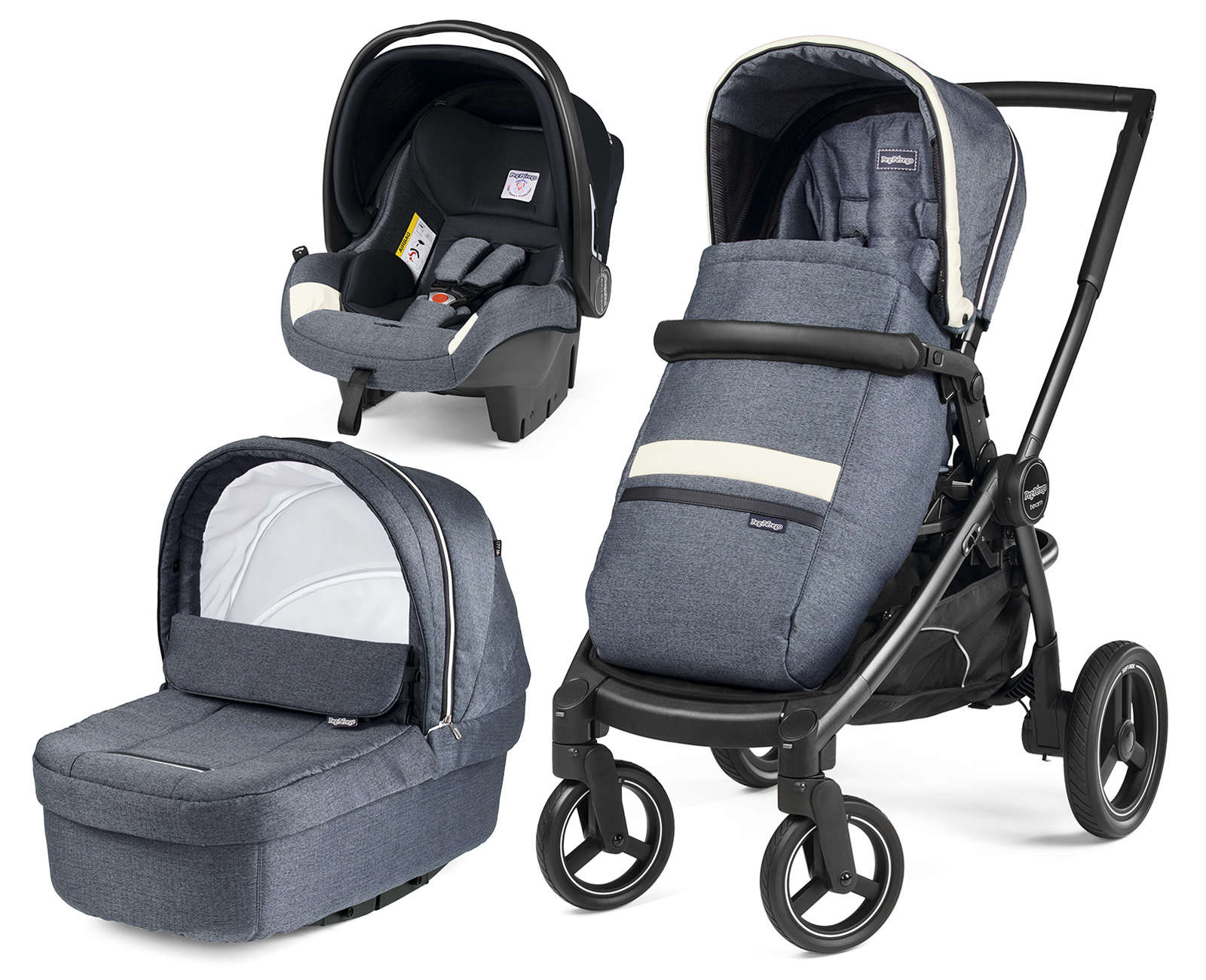 Коляска 3 в 1 Peg Perego Team Primonido Modular Luxe Mirage