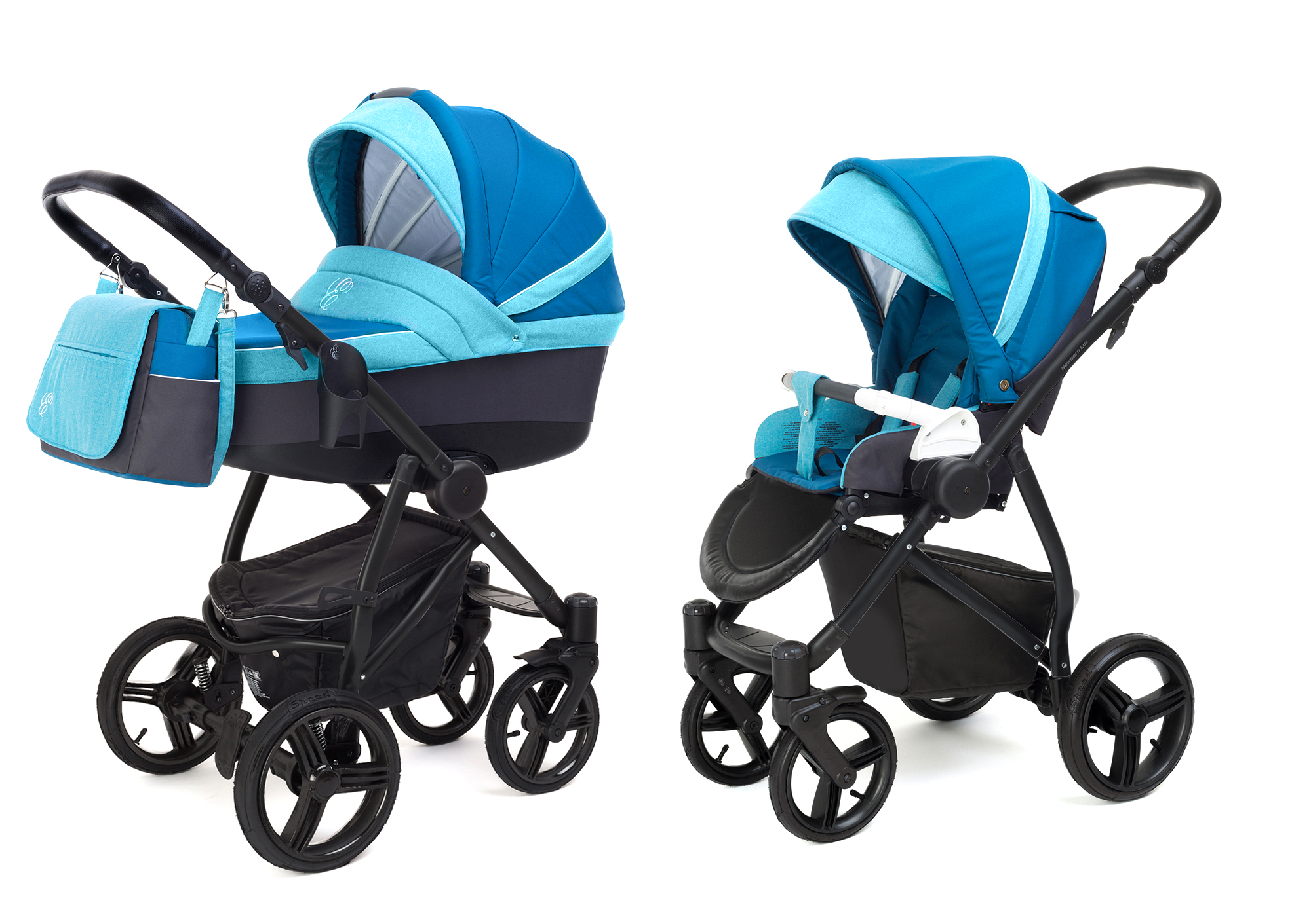 Коляска 2 в 1 Esspero Grand Newborn Lux (шасси Black) Breeze