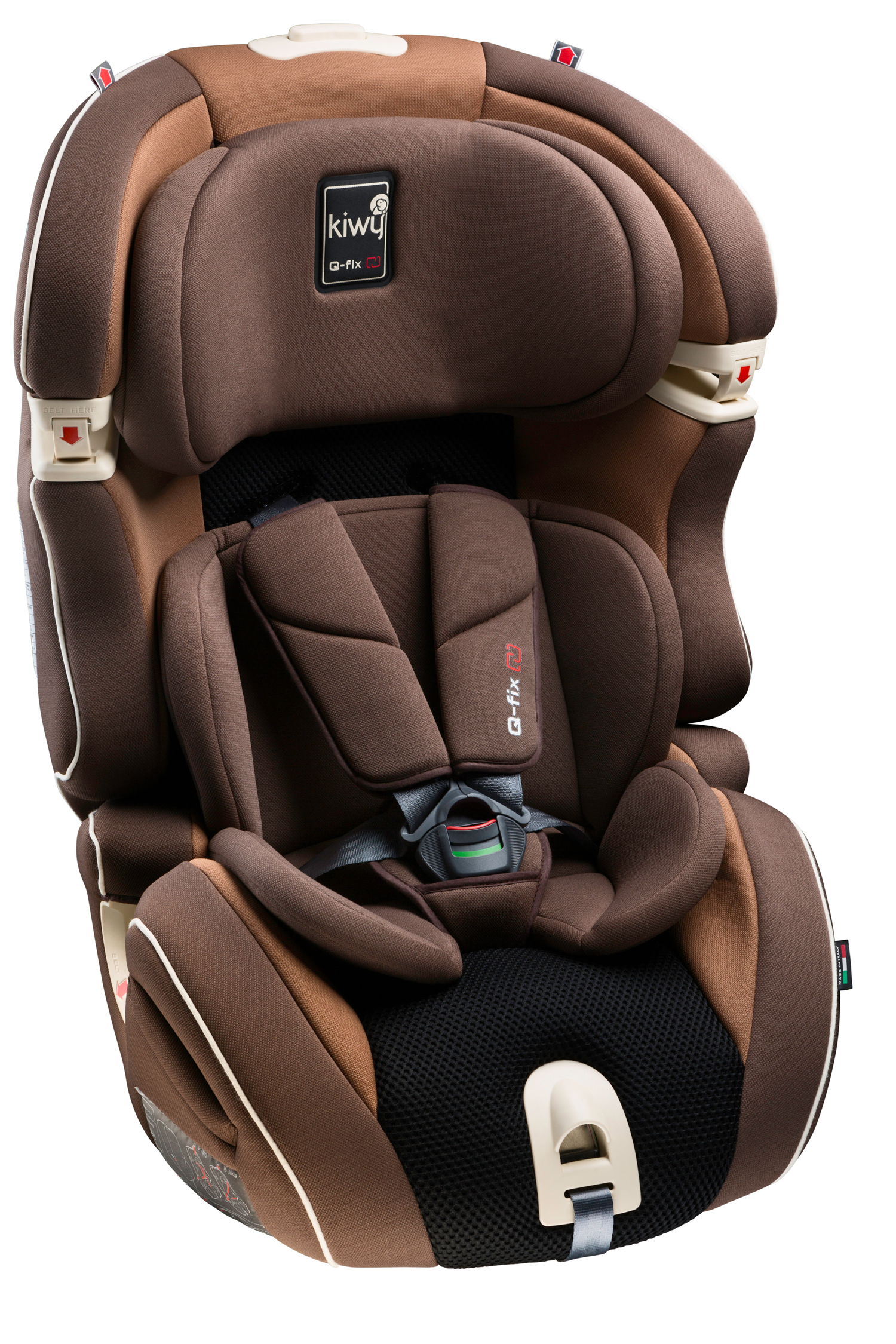 Автокресло Kiwy SLF 123 Q-FIX PLUS Moka