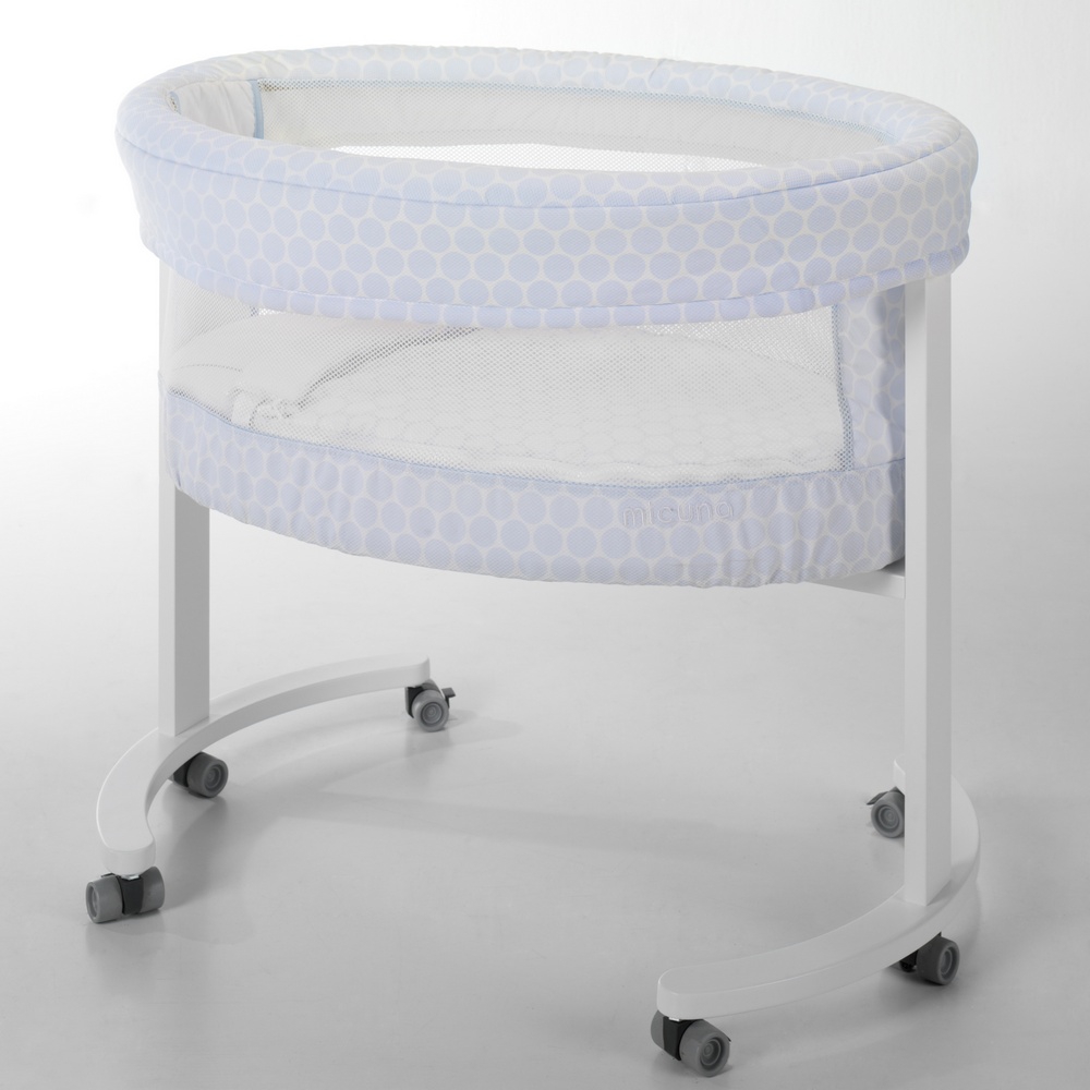 Колыбель Micuna Smart Fresh MO-1456 Blue Dots/White