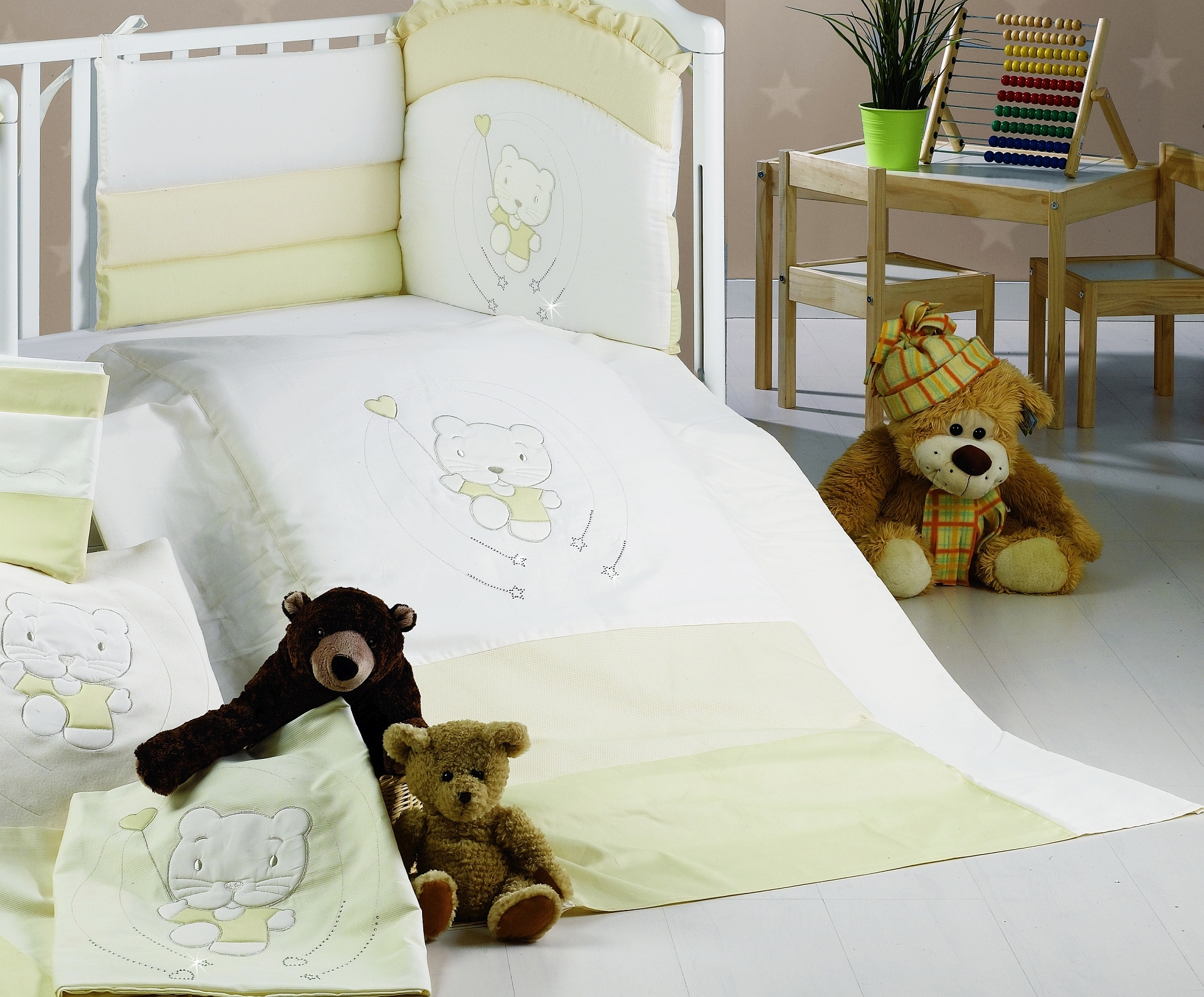 Постельный комплект Roman Baby BAFFY 5 предметов Ivory (Крем)
