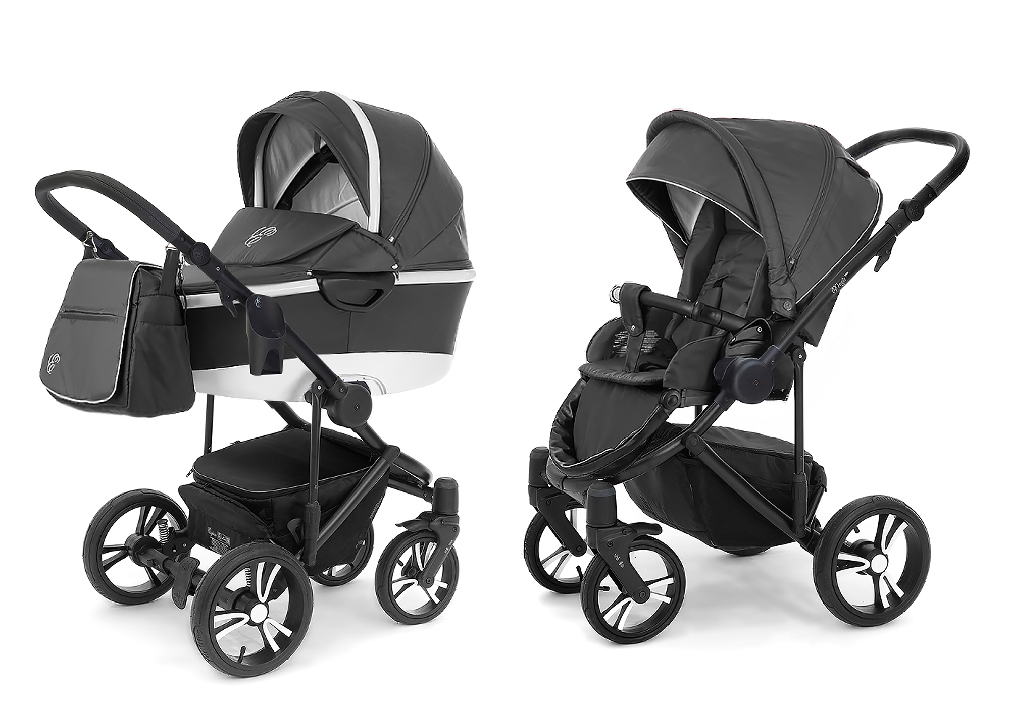 Коляска 2 в 1 Esspero Magic Pro Alu (шасси Black) Dark