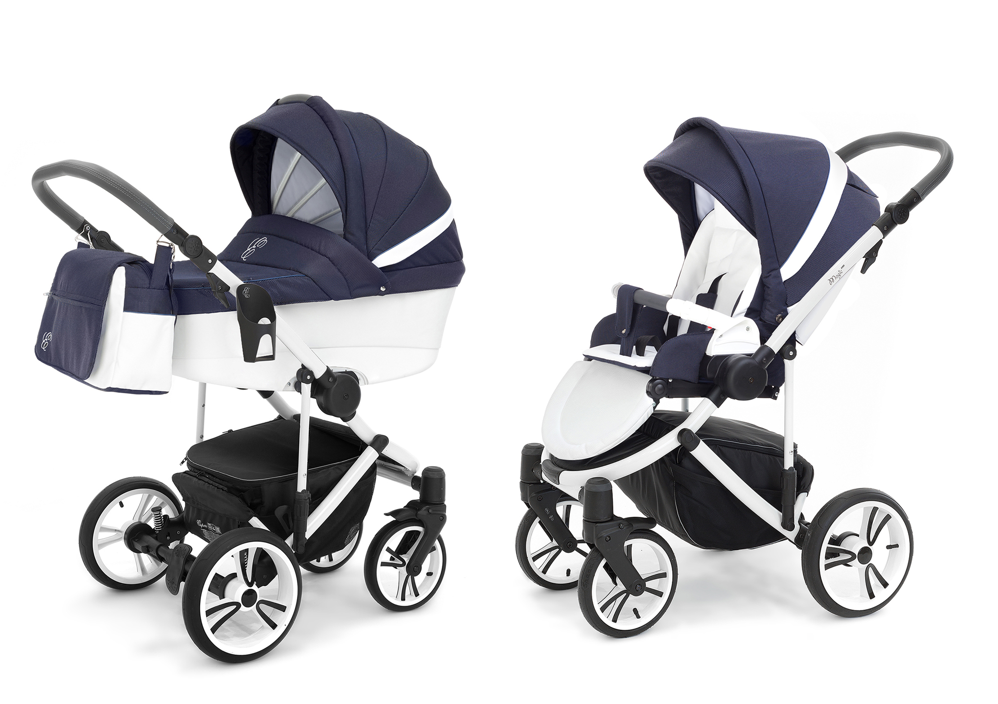 Коляска 2 в 1 Esspero Grand Magic Pro (шасси White) Sky Star