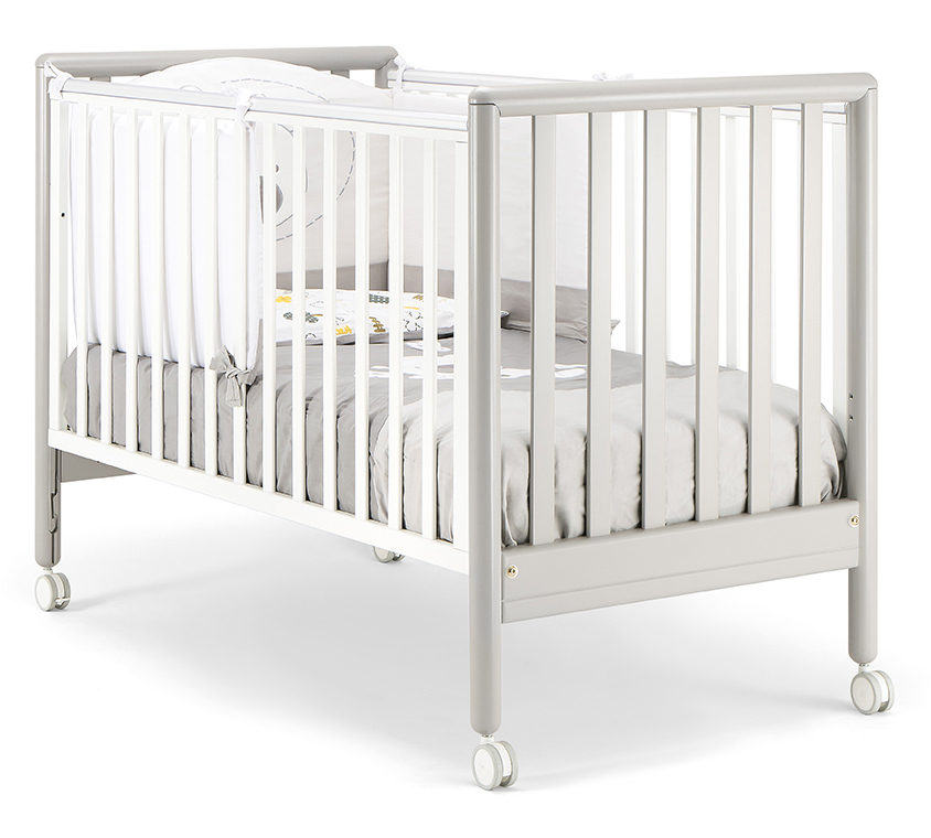 Детская кроватка Pali Bravo White Grey