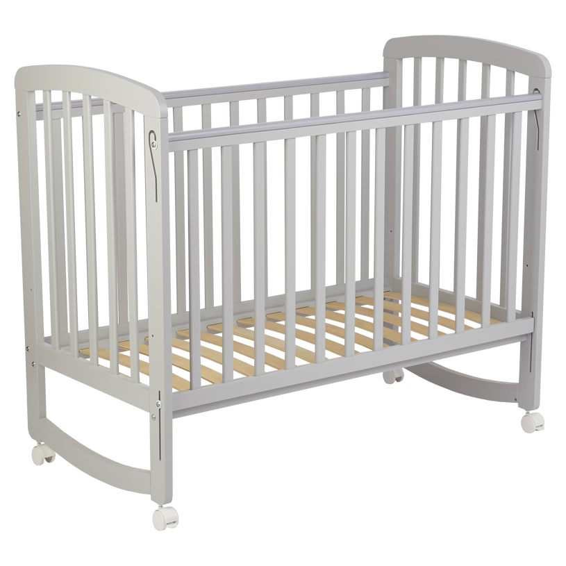 Детская кроватка Polini Simple 304 Серый