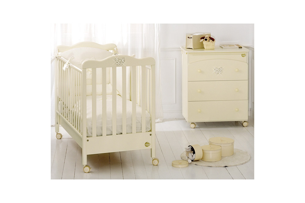 Комплект мебели Baby Expert Fiocco (кровать + комод пеленальный) крем