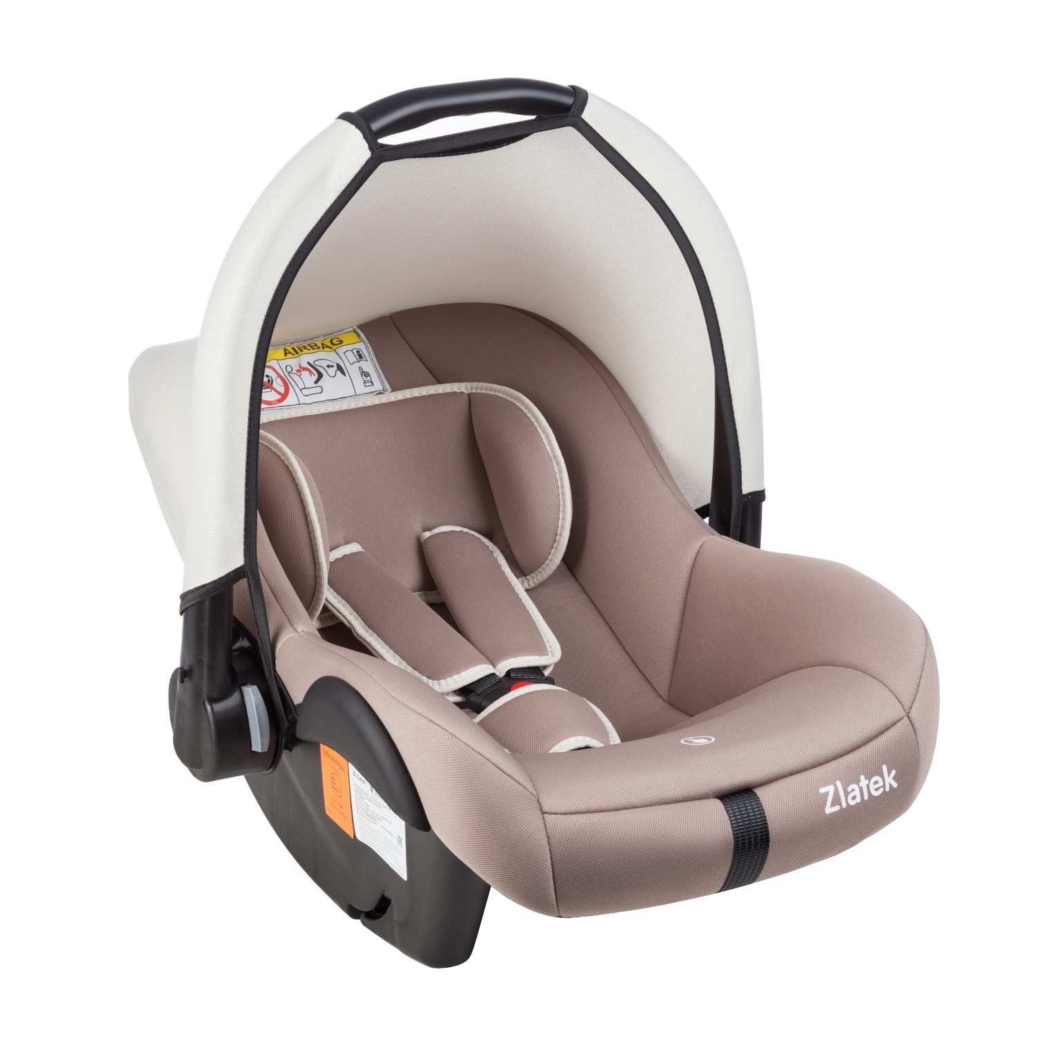 Автокресло Zlatek COLIBRI NEW, гр. 0+ мокаччино