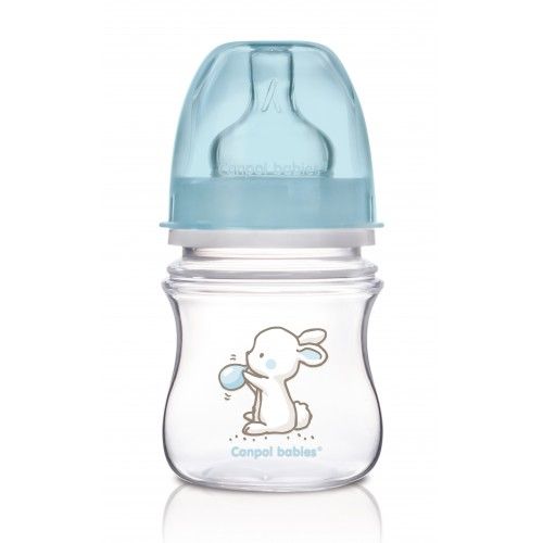 Бутылочка Canpol EasyStart Little cuties PP, шир. горл., антикол., 120 мл, 0+, арт. 35/218