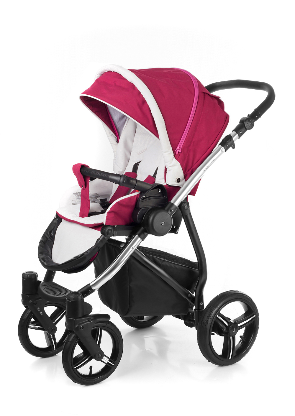 Прогулочная коляска Esspero Newborn Lux (шасси Chrome) Borduex