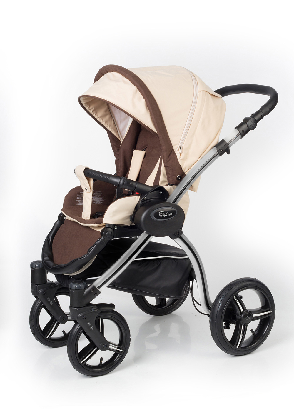 Прогулочная коляска Esspero I-Nova (шасси Grey) Beige Brown