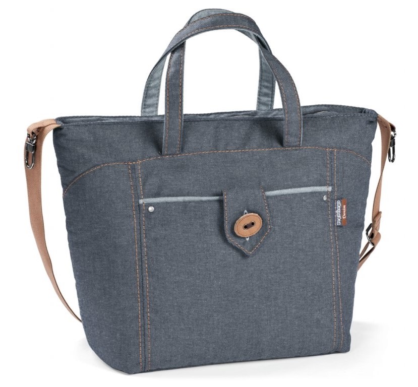 Сумка для коляски Peg Perego Borsa Mamma Elite Blue Denim
