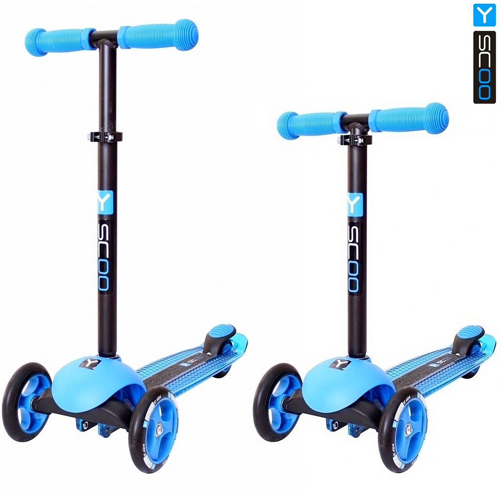 Самокат трехколесный Y-SCOO RT TRIO DIAMOND 120 blue