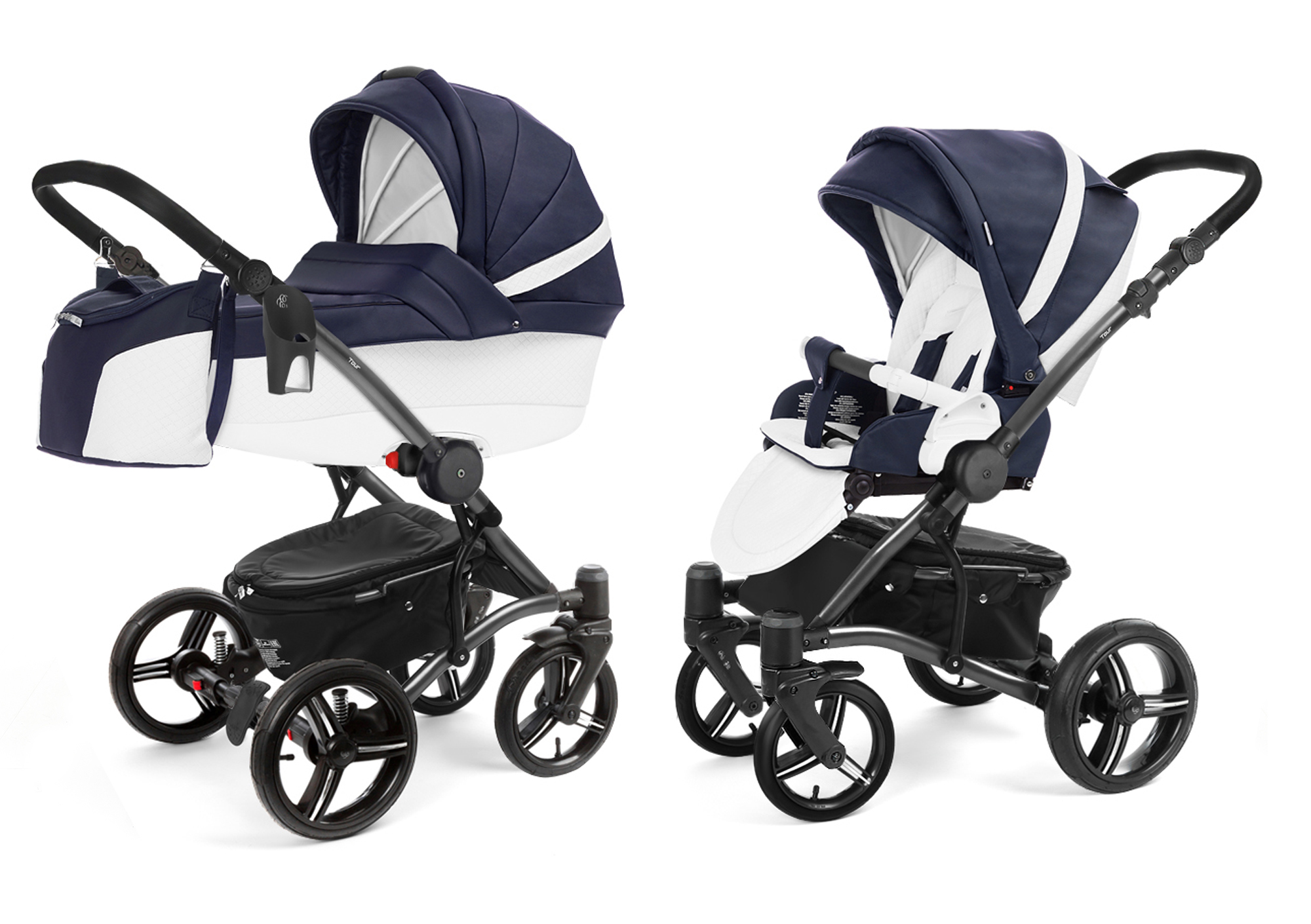 Коляска 2 в 1 Esspero Tour Leatherette (шасси Graphite)