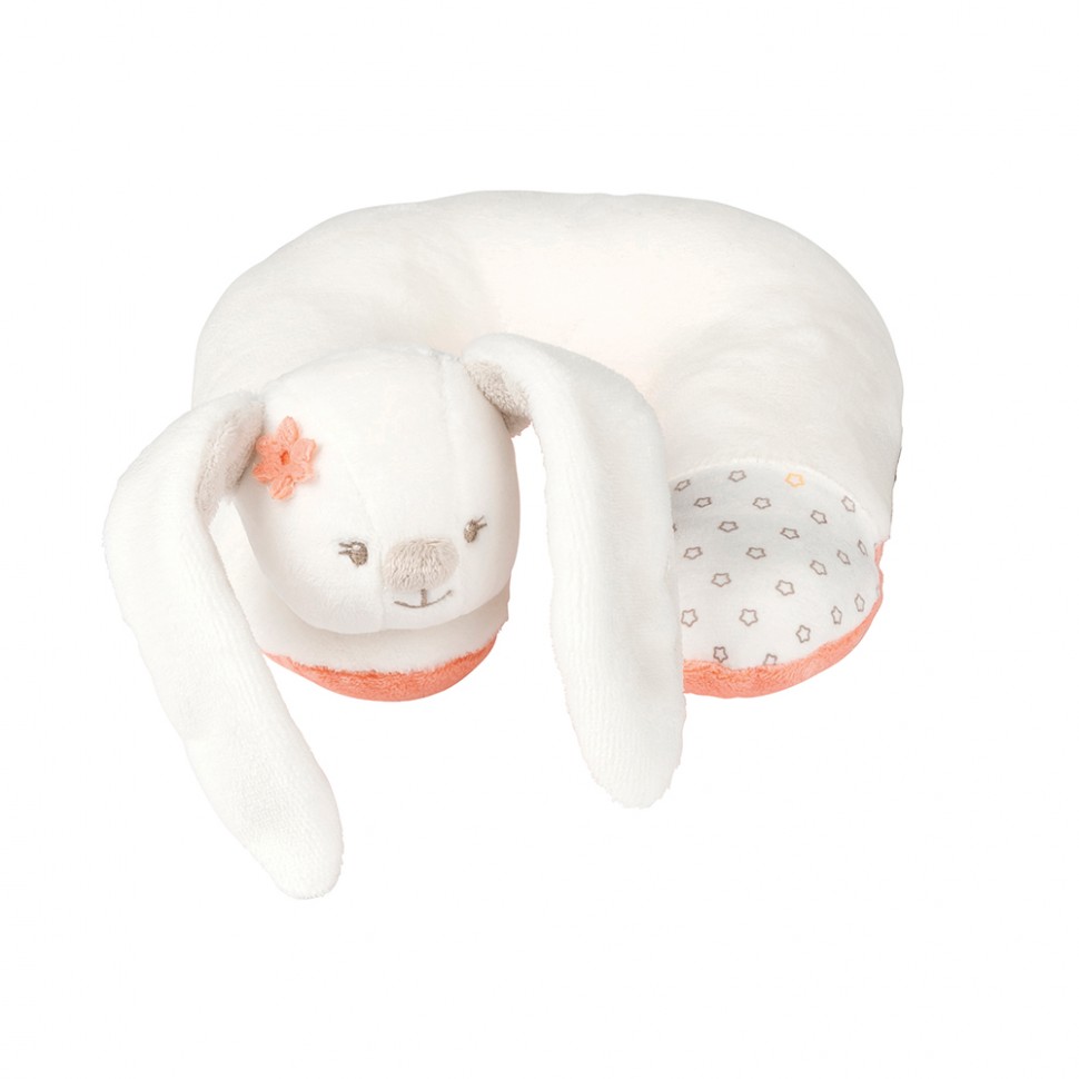 Подушка-подголовник Nattou Neck pillow Mia Basile Кролик