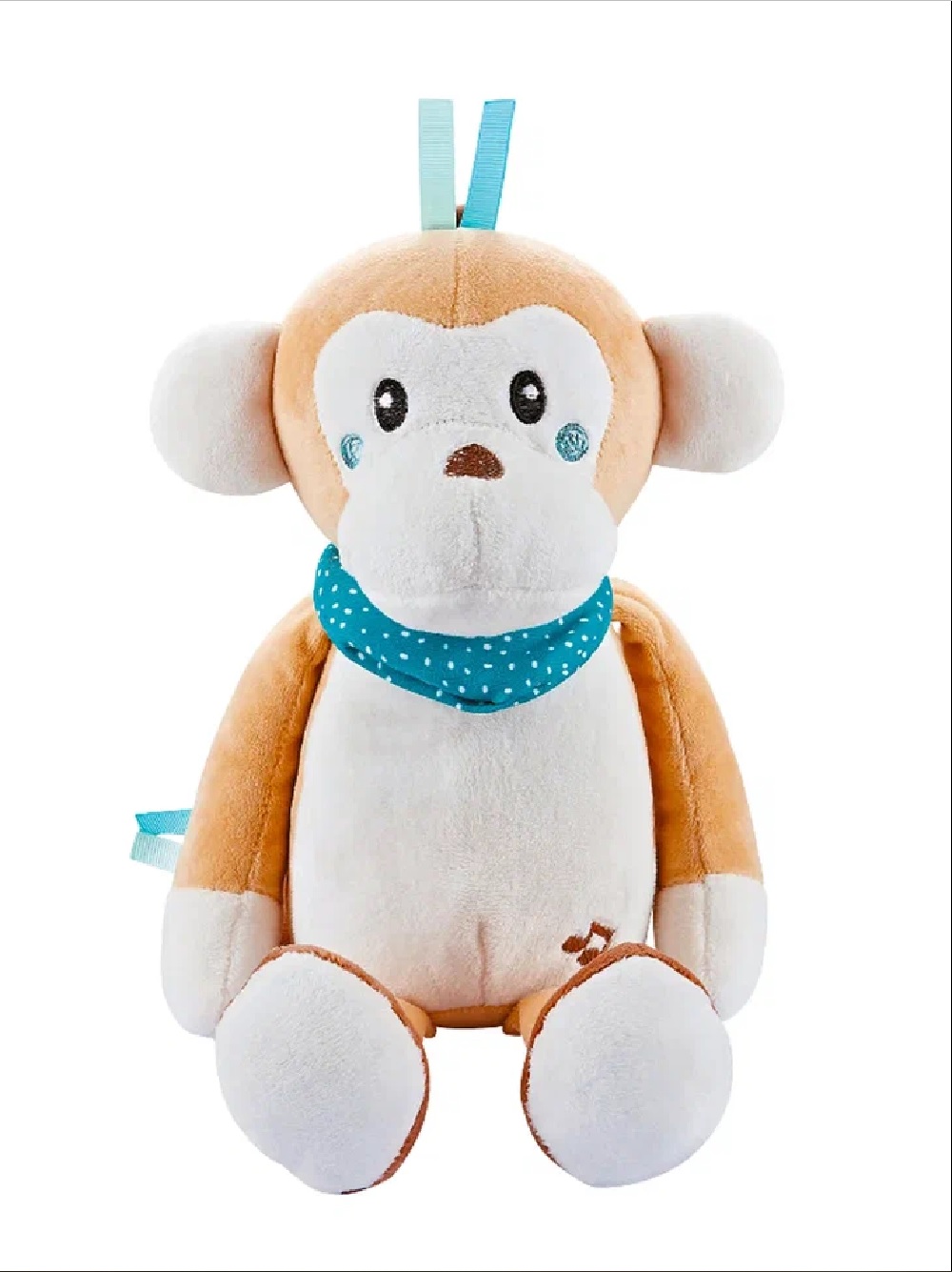 Музыкальная игрушка-ночник Amarobaby Buddy Monkey, коричневый