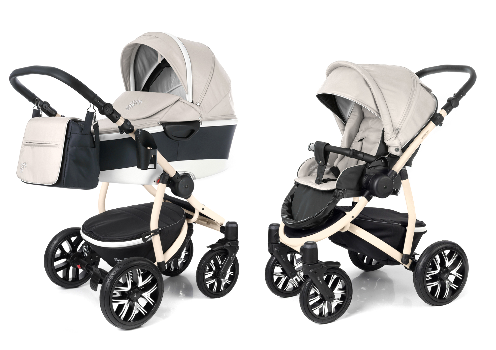 Коляска 2 в 1 Esspero Discovery Alu (шасси Beige) Beige