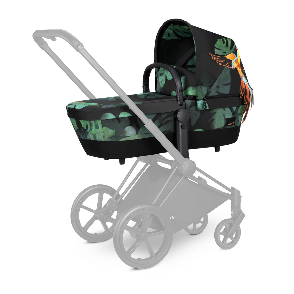 Коляска для новорожденных Cybex Priam (шасси Priam III Chrome) Birds of Paradise