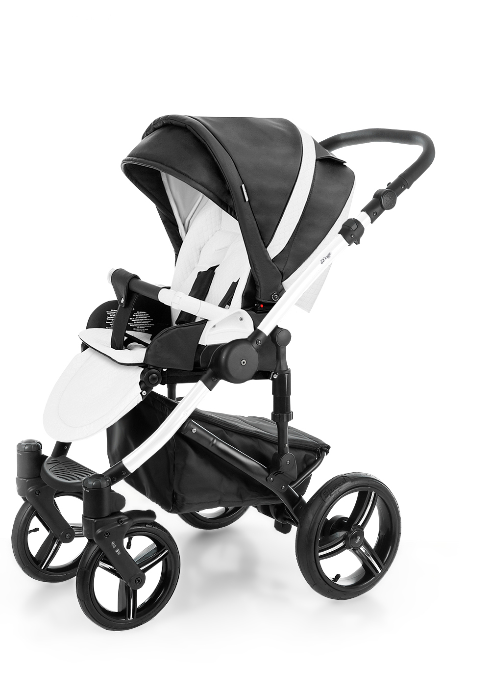 Прогулочная коляска Esspero Grand Magic (шасси White) Nappa Graphite