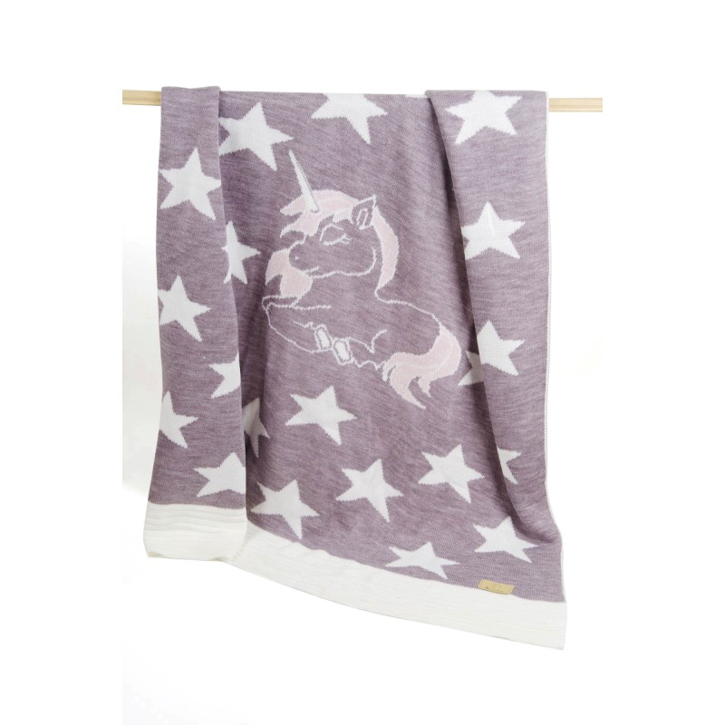 Плед Ma Licorne La petite Licorne Violet (Фиолетовый)