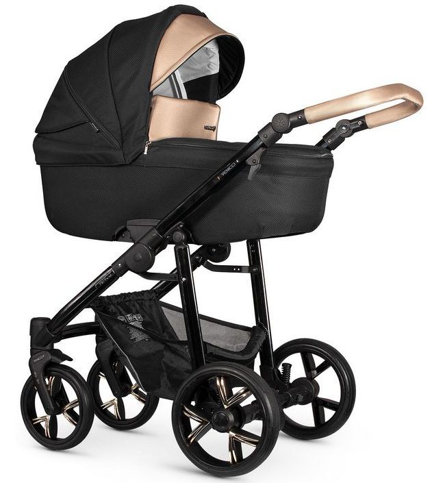 Коляска 2 в 1 Venicci Lanco Black