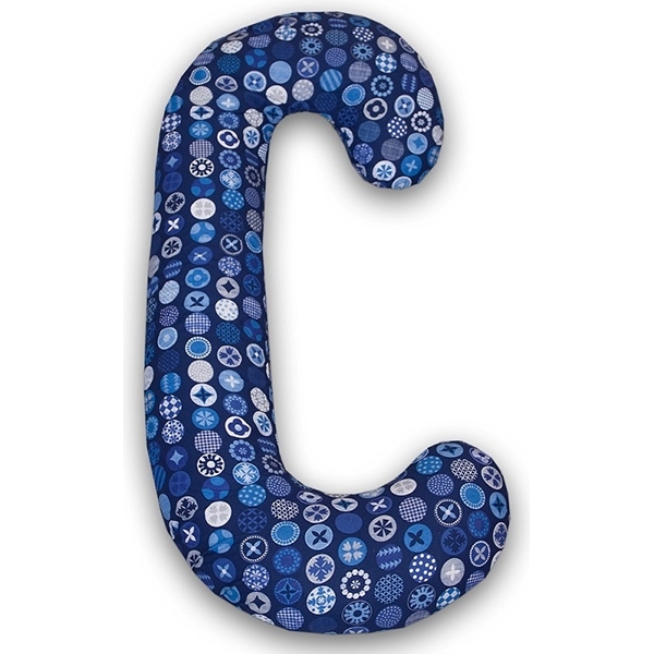Подушка для кормления Ceba Baby Physio Duo трикотажная Circles Blue