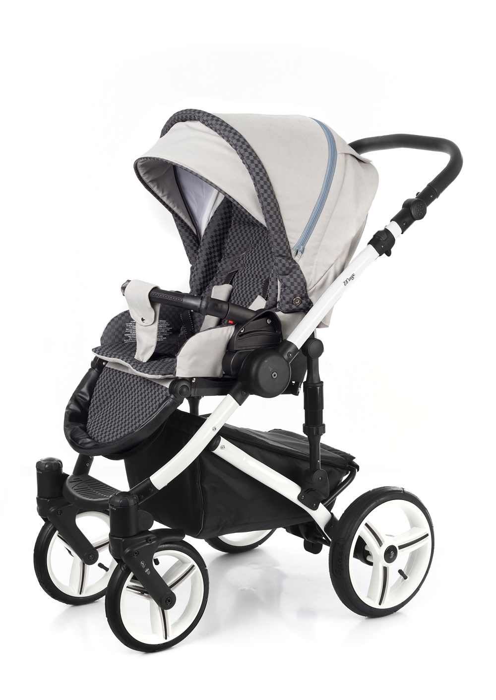 Прогулочная коляска Esspero Magic (шасси White) Grey Carbon