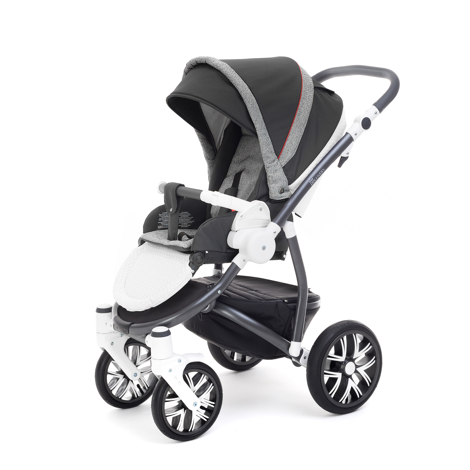 Прогулочная коляска Esspero Grand Discovery (шасси Graphite White) Royal Grey