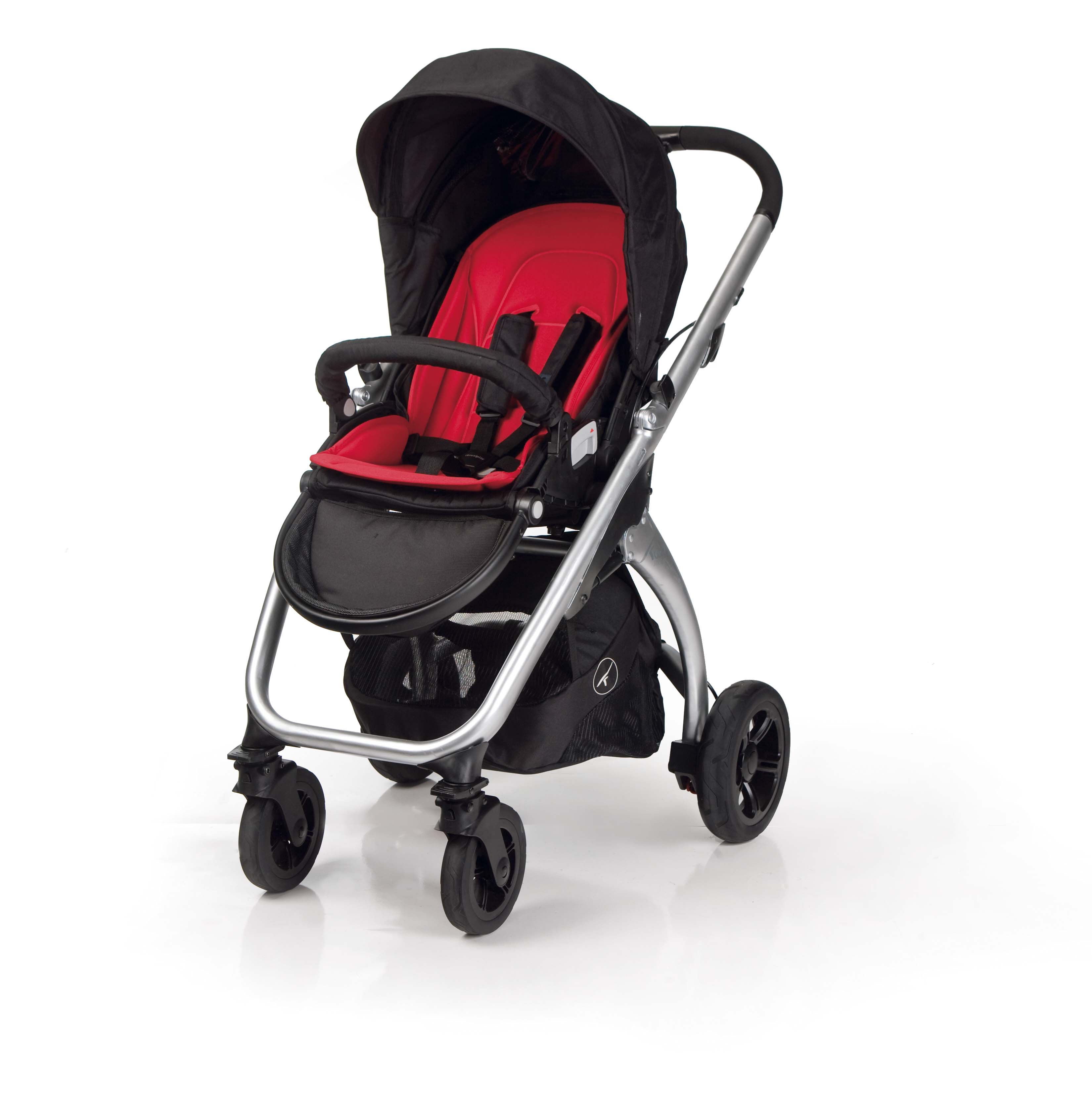 Прогулочная коляска Casualplay KUDU4 ALUMINIUM Scarlet