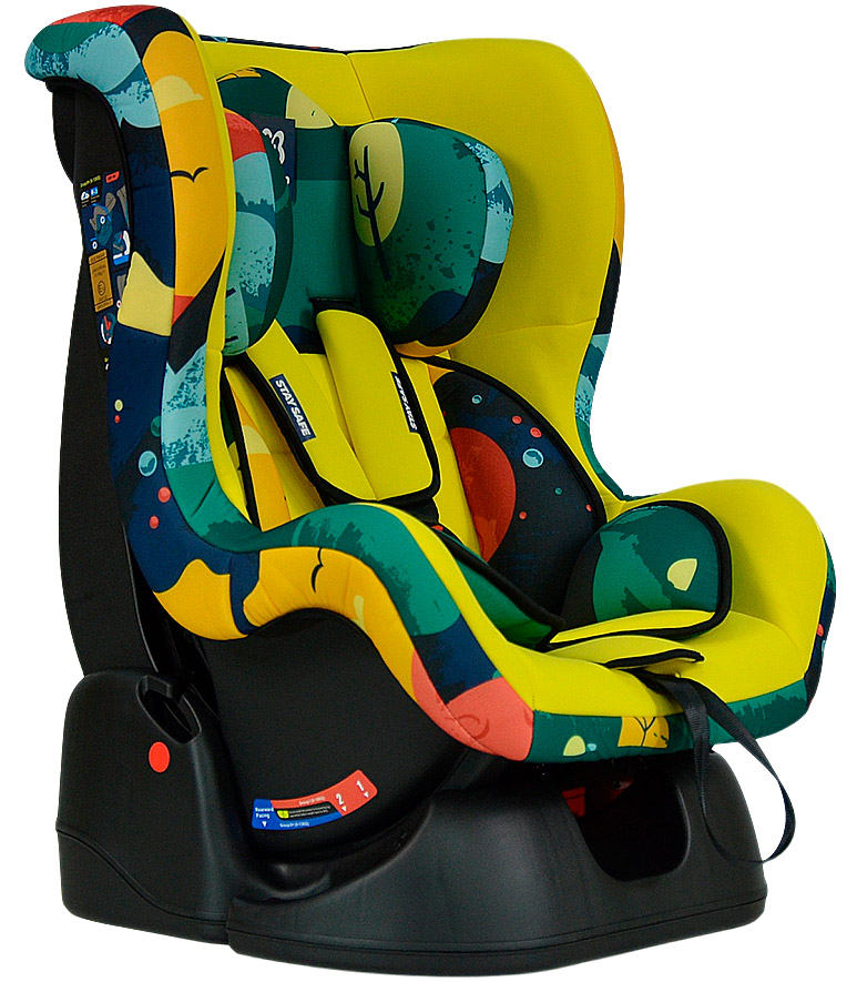 Автокресло Farfello GE-B космос желтый (yellow+colorful)