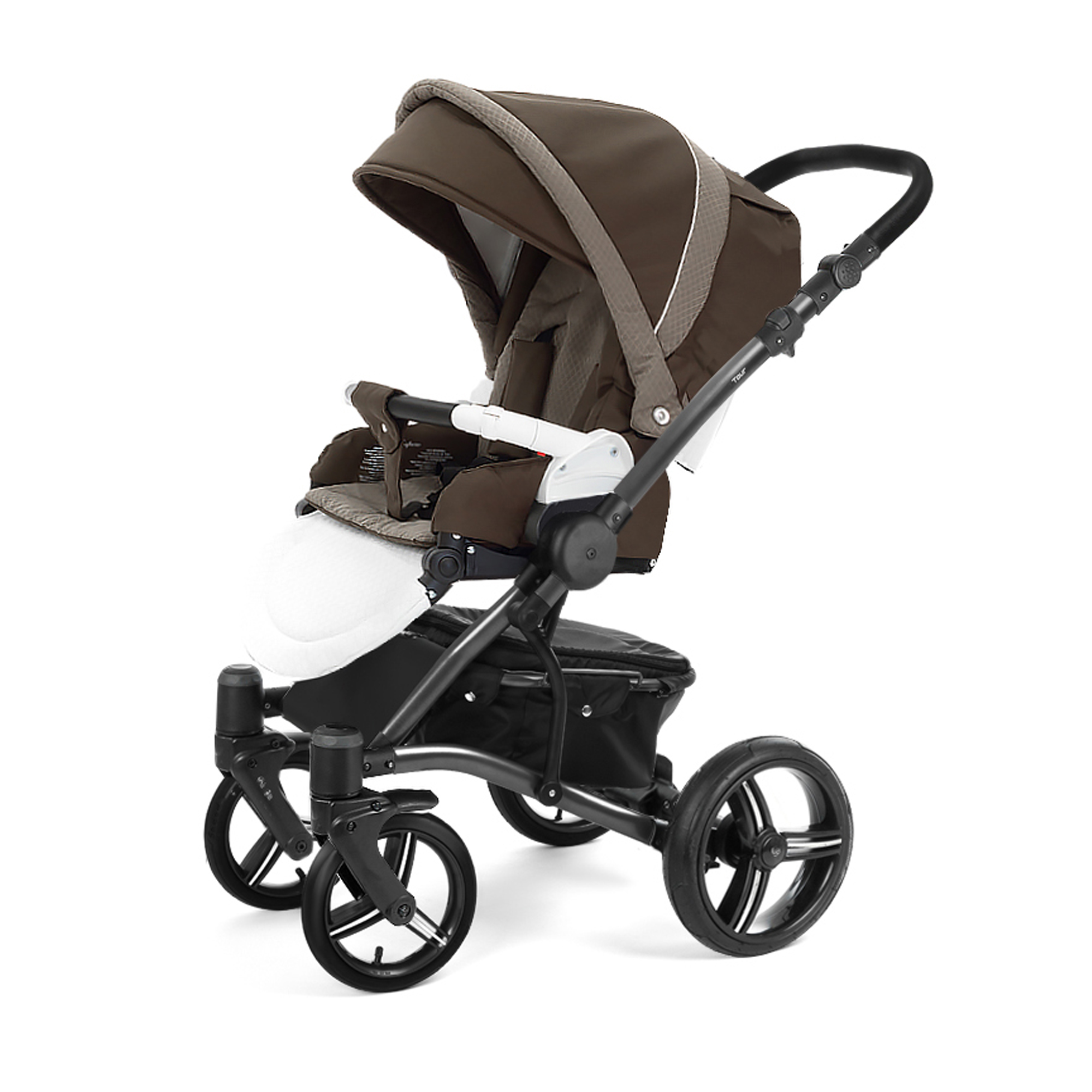 Прогулочная коляска Esspero Tour Leatherette (шасси Black) Royal Brown