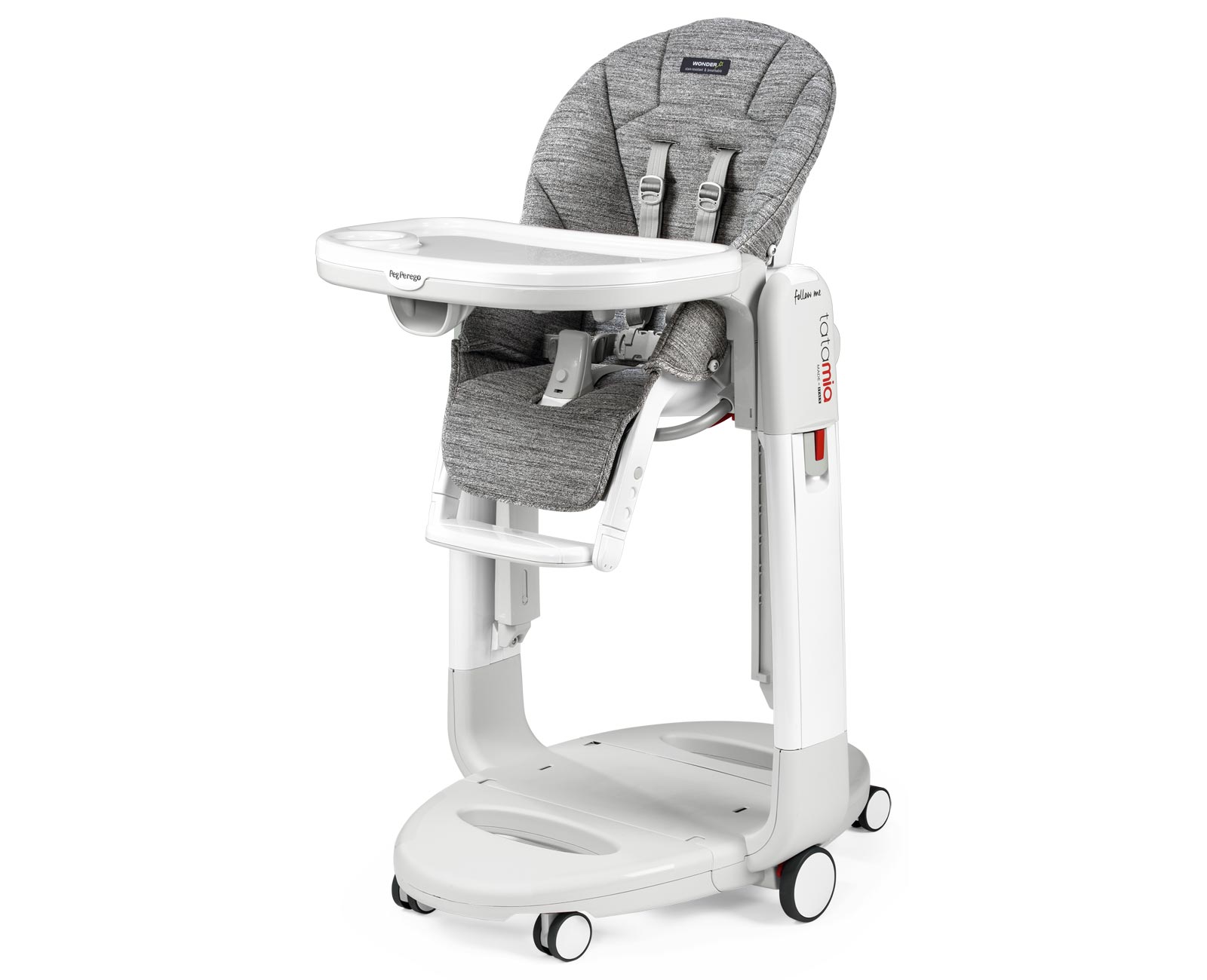 Стульчик для кормления Peg Perego Tatamia Follow Me Wonder Grey 2022