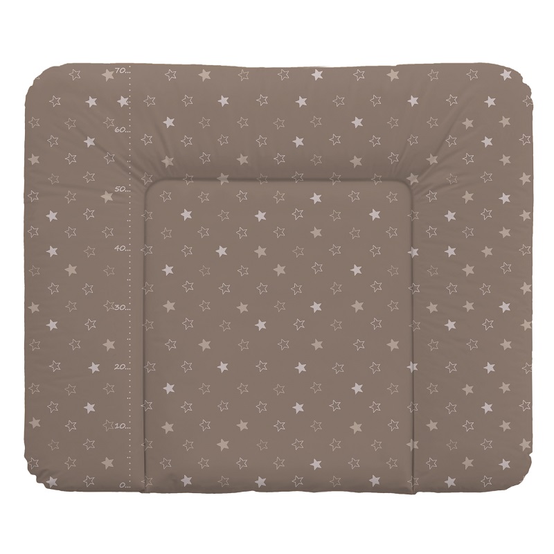 Пеленальный матрас мягкий Ceba Baby 70х85 Stars Brown