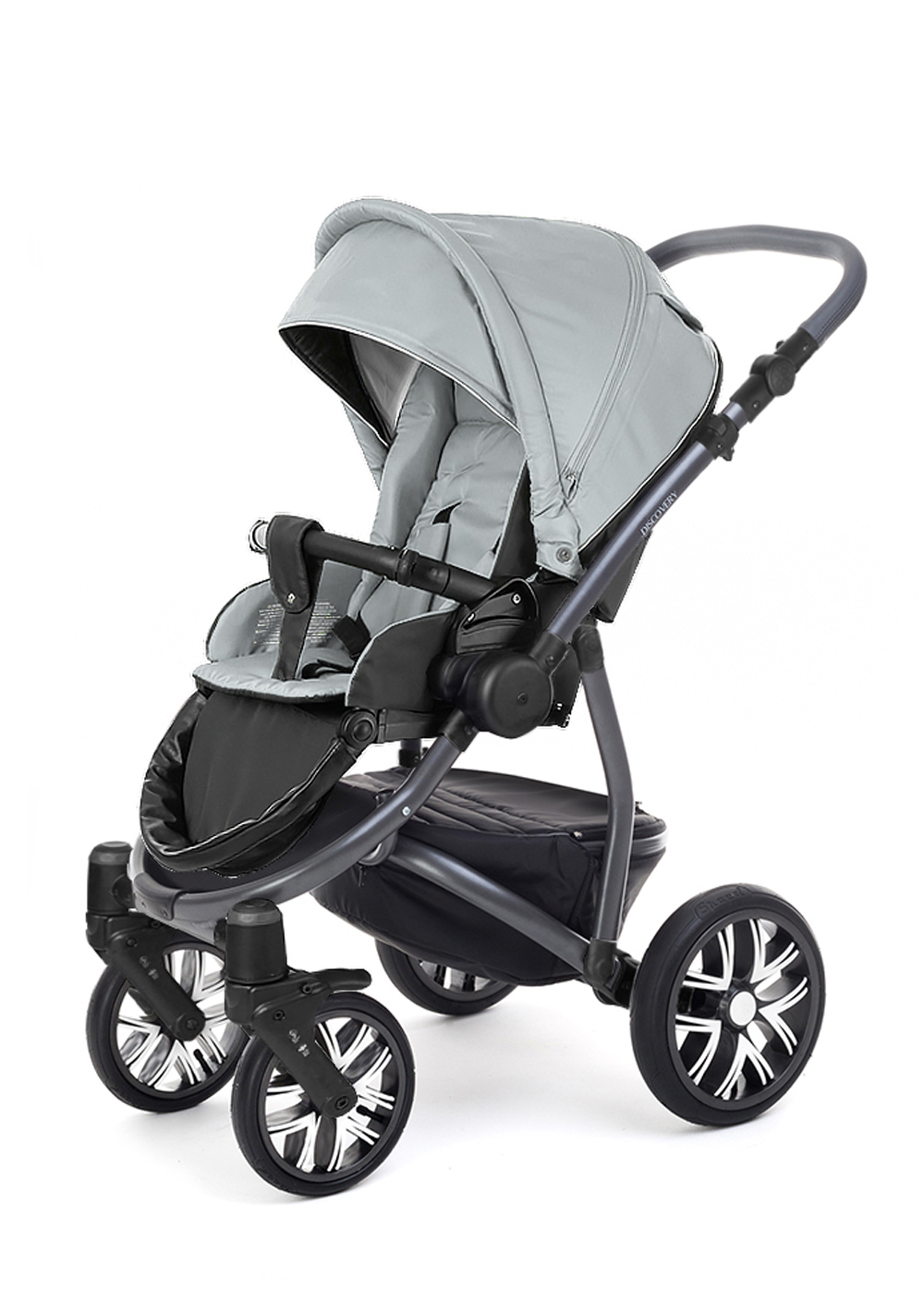 Прогулочная коляска Esspero Discovery Alu (шасси Graphite) Silver