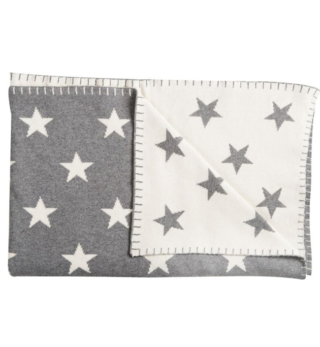 Плед Schardt Big Star, 95х120 см серый