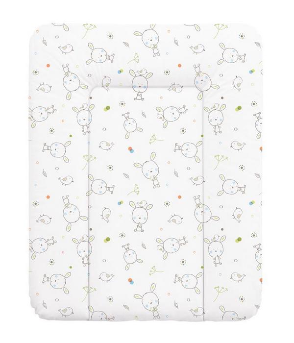 Пеленальный матрац Ceba Baby мягкий на комод 70x50 см Dream White Roll-Over