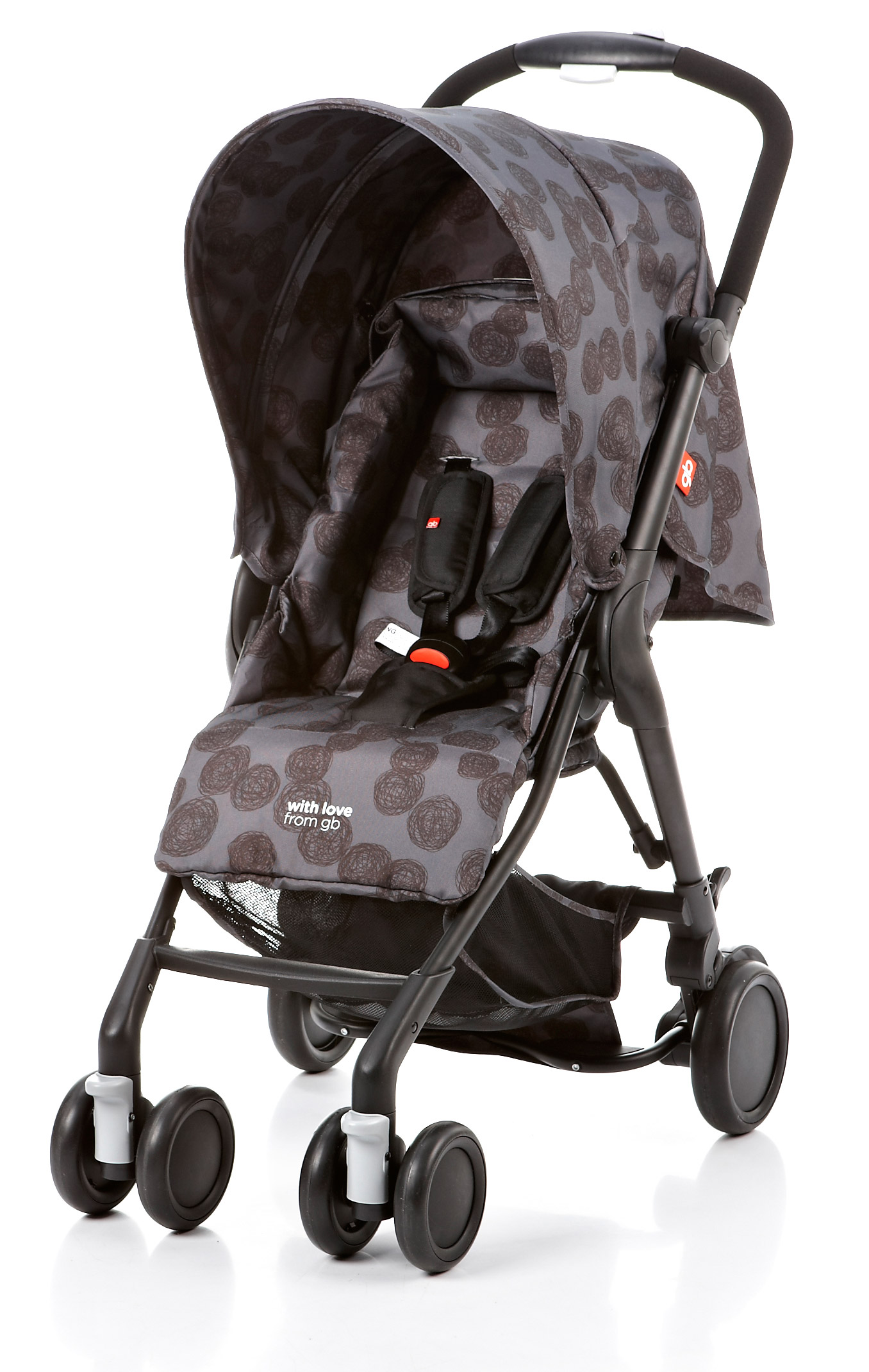 Прогулочная коляска GB Beaula Printed Grey