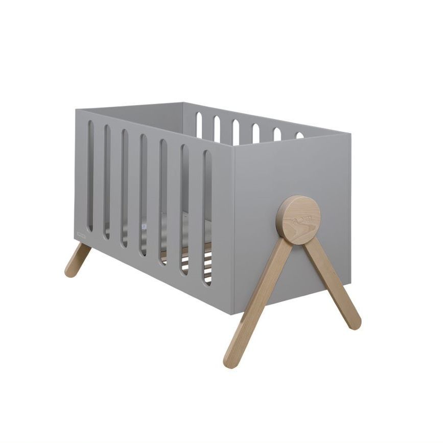 Детская кроватка Micuna Swing Relax Grey/Water wood