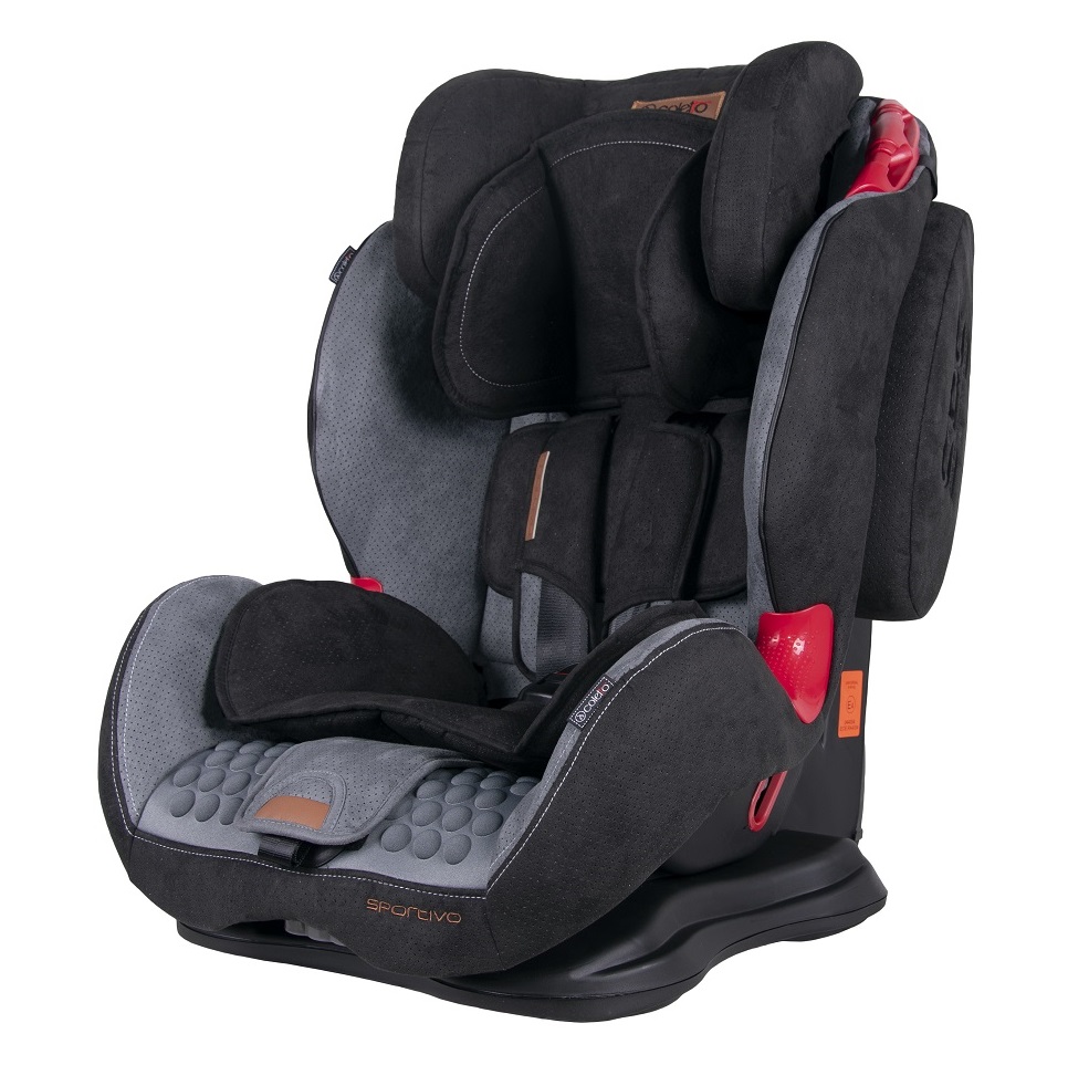 Автокресло Coletto Sportivo 2019 grey+black