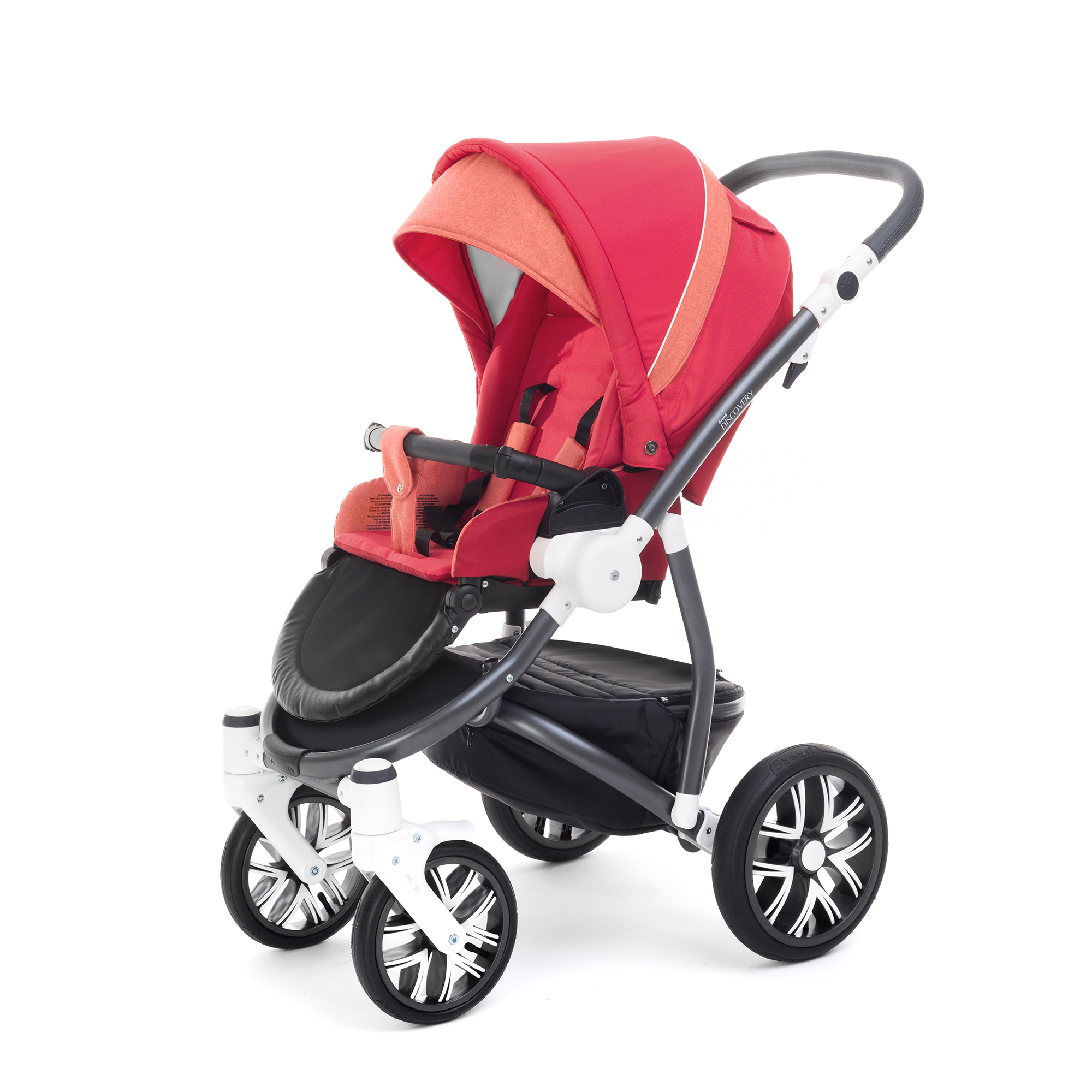 Прогулочная коляска Esspero Grand Discovery (шасси Graphite White) Red Sunset