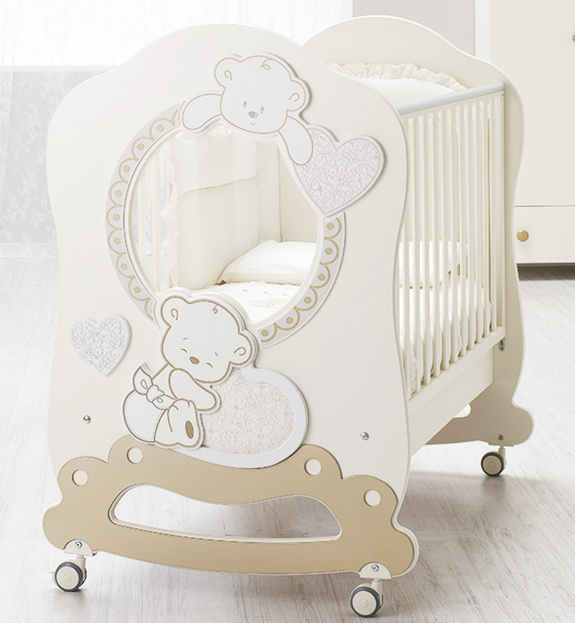 Детская кровать Italbaby Love Oblo Крем