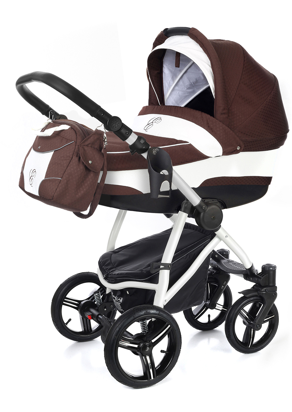 Коляска для новорожденных Esspero Newborn Lux (шасси Grey) Chocco