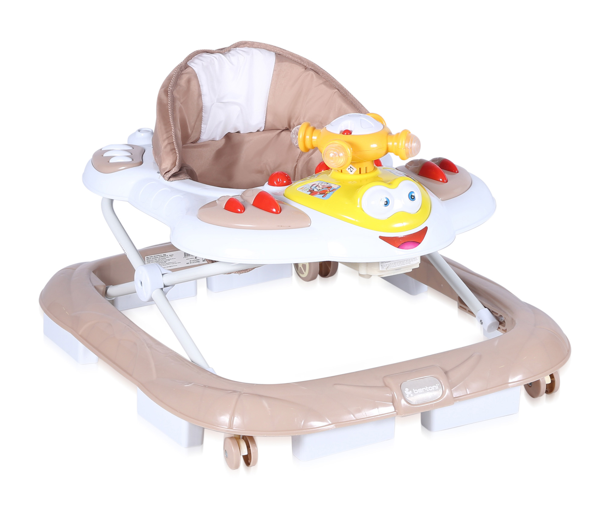 Ходунки-качалка Bertoni BW Helicopter EN Бежевый / Beige 0003