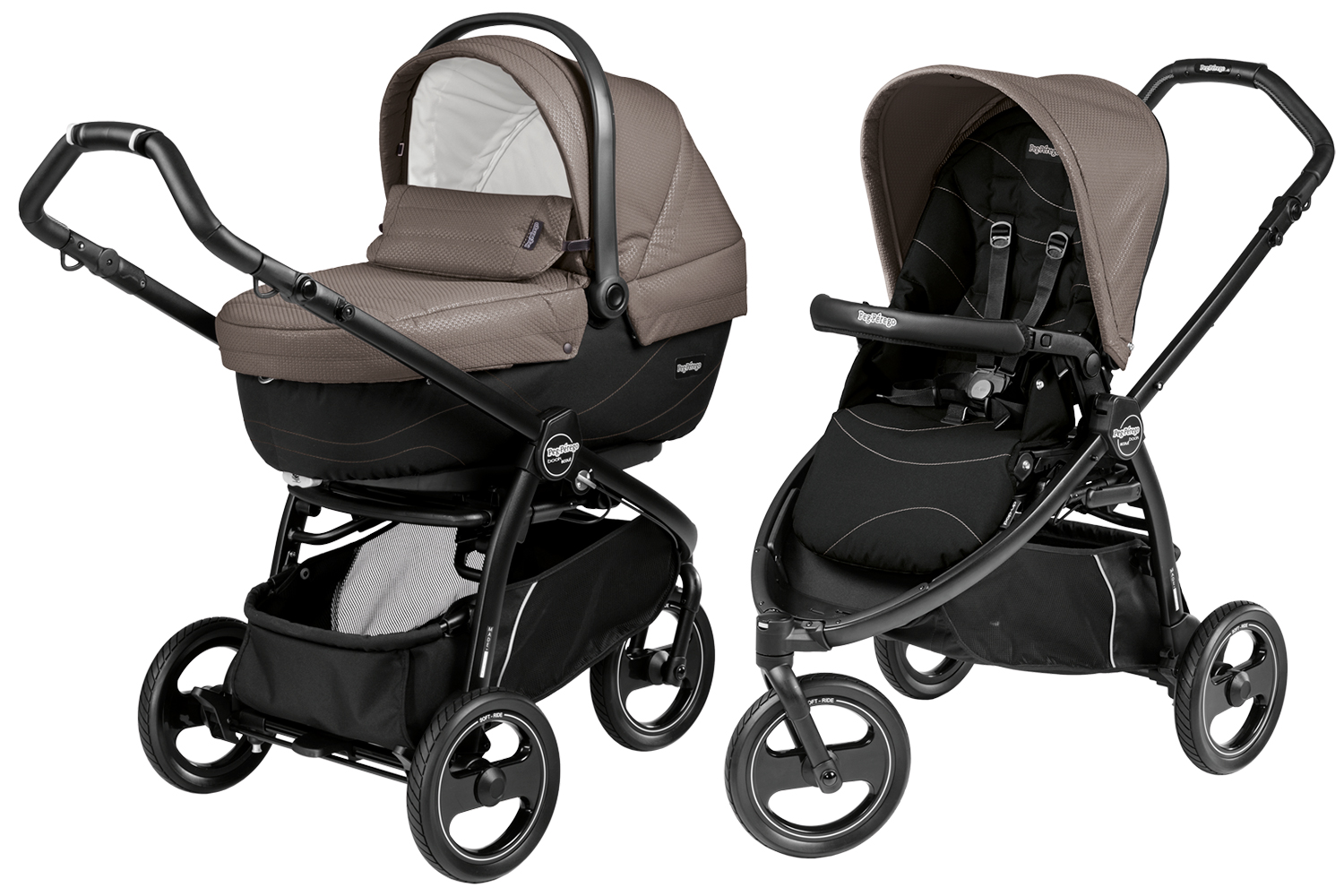 Коляска 2 в 1 Peg Perego Book Scout XL Modular Bloom Beige