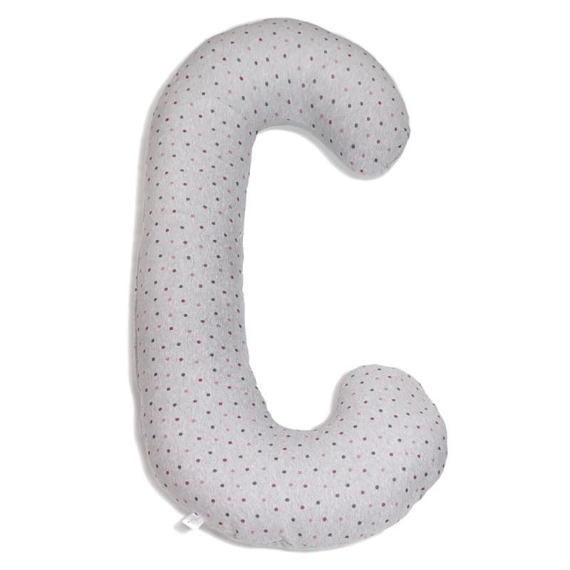 Подушка для кормления Ceba Baby Duo трикотажная Grey Dots