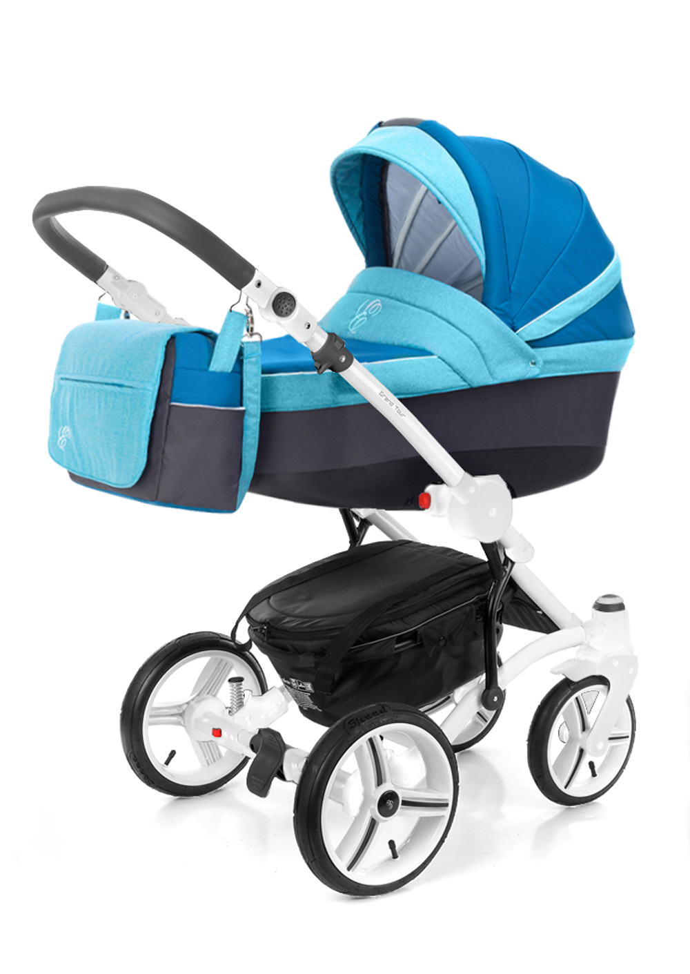 Коляска для новорожденных Esspero Grand Tour (шасси White) Breeze