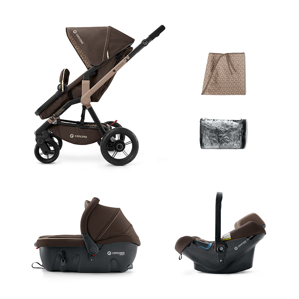 Concord Wanderer Travel Set Air Chocolate Brown
