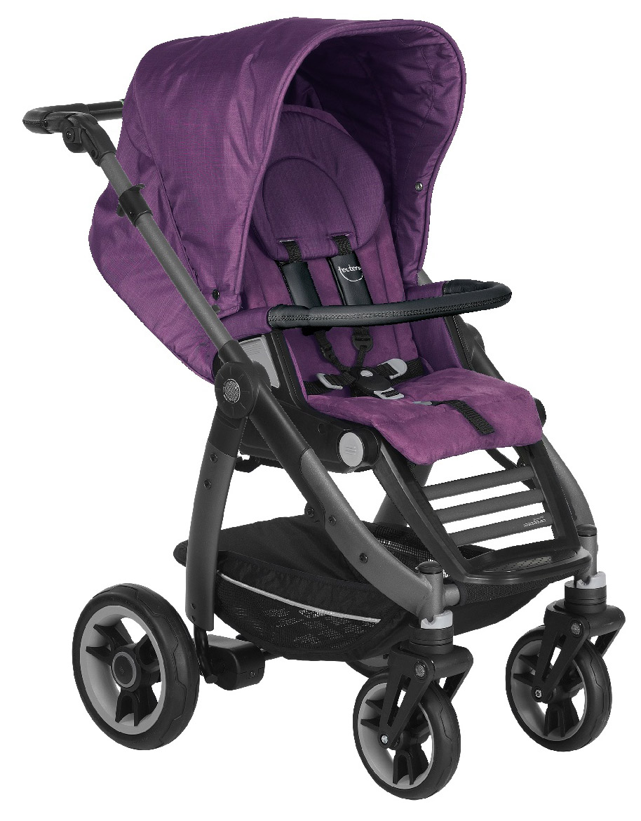 Прогулочная коляска Teutonia Cosmo V4 (шасси Graphite) 6030 Amethyst