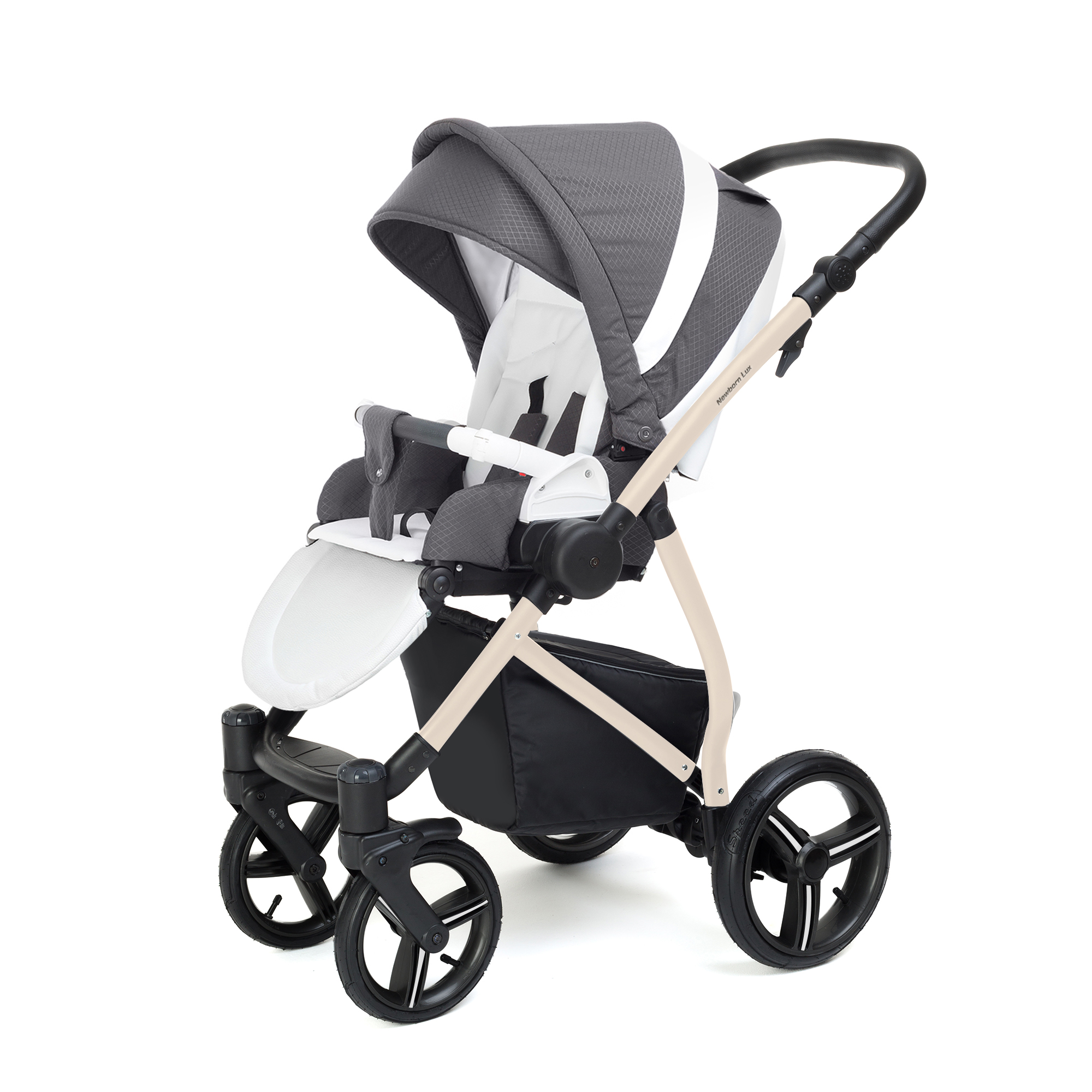 Прогулочная коляска Esspero Grand Newborn Lux (шасси Beige) Diamond